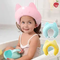 کلاه حمام نوزاد و کودک سیلیکونی طرح گربه