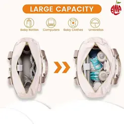 کوله پشتی لوازم کودک کرم صورتی لاو ووک Lovevook