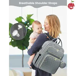 کوله پشتي ابردوزی طوسی لاو ووک Lovevook