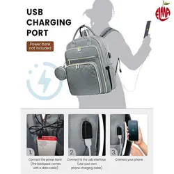 کوله پشتي ابردوزی طوسی لاو ووک Lovevook