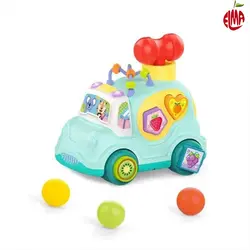 اسباب بازی موزیکال ماشین سبز He-0547 هانگر Huanger