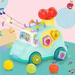 اسباب بازی موزیکال ماشین سبز He-0547 هانگر Huanger
