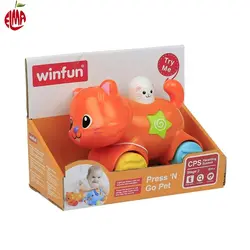 گربه چرخ دار موزیکال 000734 وین فان Winfun