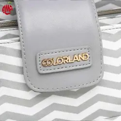 ساک لوازم سفید طوسی کالرلند Colorland