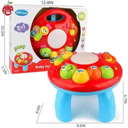 میز بازی موزیکال کودک کرم قرمز تات کیدز Tot Kids
