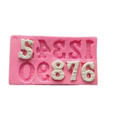 قالب سیلیکونی اعداد کوچک