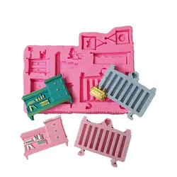 قالب سیلیکونی ست گهواره و میز