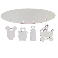 قالب سیلیکونی دیوارکوب نوزاد