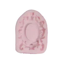 قالب سیلیکونی بیضی طرحدار کوچک