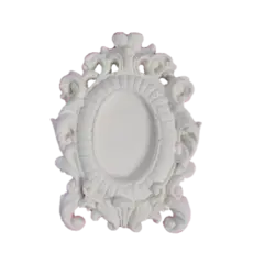 قالب سیلیکونی بیضی طرحدار کوچک