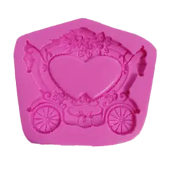 قالب سیلیونی قاب عکس کالسکه قلبی