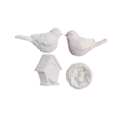 قالب سیلیکونی ست کبوتر و لانه