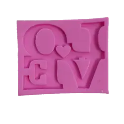 قالب سیلیکونی حروف لاو