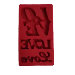 قالب سیلیکونی ست حروف لاو