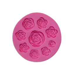 قالب  سیلیکونی ست گل تخت
