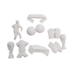 قالب سیلیکونی ست فوتبال