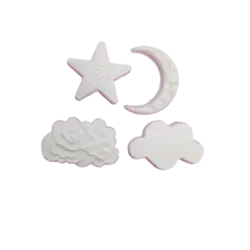 قالب سیلیکونی ست ابر و ماه و ستاره۳