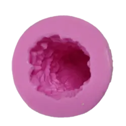 قالب سیلیکونی شمع استوانه گلدار