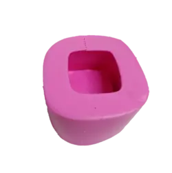 قالب سیلیکونی گلدان کوچک قلب دار