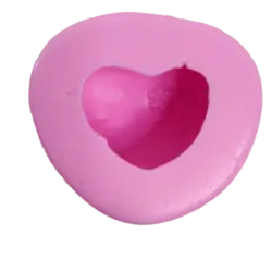 قالب سیلیکونی قلب برجسته گلدار