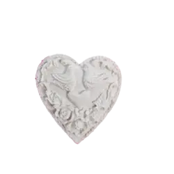 قالب سیلیکونی قلب گنجشک دار کوچک