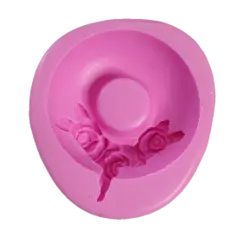 قالب سیلیکونی جاشمعی سه گل در جلو