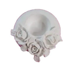 قالب سیلیکونی جاشمعی سه گل در جلو