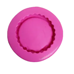 قالب سیلیکونی ظرف گرد چین دار