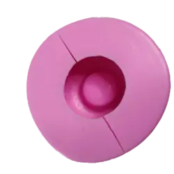 قالب سیلیکونی جاشمعی توپی بزرگ