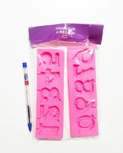 قالب سیلیکونی اعداد دو تکه