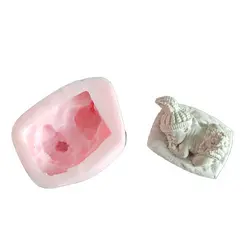 قالب سیلیکونی سه بعدی نوزاد کلاه خرگوشی