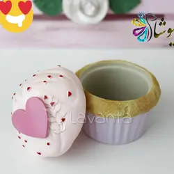 قالب سیلیکونی کاپ کیک طرح قلب