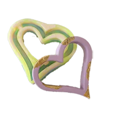 مولد سیلیکونی گلدان قلبی شیشه خور