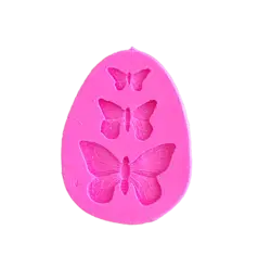 قالب سیلیکونی پروانه سه تایی