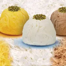 پشمک لقمه ای وانیلی حاج عین اله