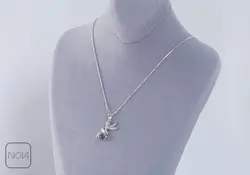 گردنبند نقره دوستت دارم به صد زبان کد 251276