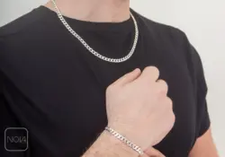 زنجیر نقره T مردانه