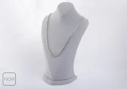 زنجیر نقره سیاه قلم مردانه