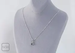 گردنبند نقره دوست دارم به صد زبان کد 251278