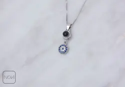 گردنبند نقره دوست دارم به صد زبان کد 251291