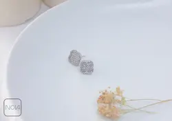 گوشواره نقره ونکلیف کد 151229