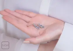 گوشواره نقره کد 151230