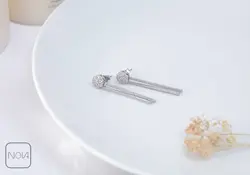 گوشواره نقره کد 151228