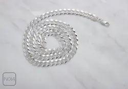 زنجیر نقره کارتیه مردانه کد 025125