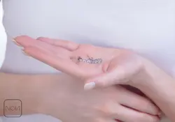 نیم ست نقره نگینی کد 651216