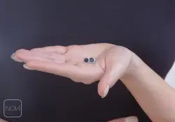 نیم ست نقره نگینی کد 651215