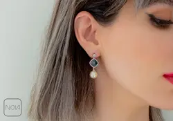 گوشواره نقره کد 151233