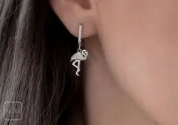 نیم ست نقره فلامینگو