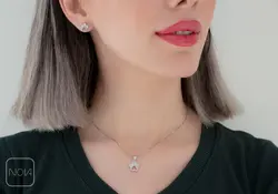 گوشواره نقره پنجه گربه