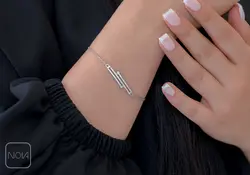 دستبند نقره کد 351241